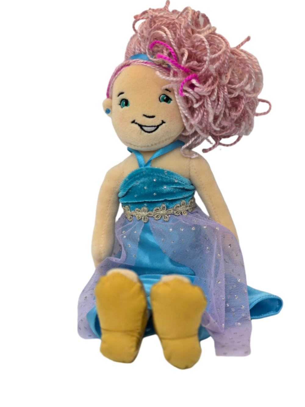 Manhattan Toy Amelia Plush Doll Girls One Size Blue Pink